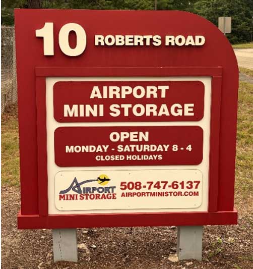 Airport Mini Storage serving the Plymouth, MA area