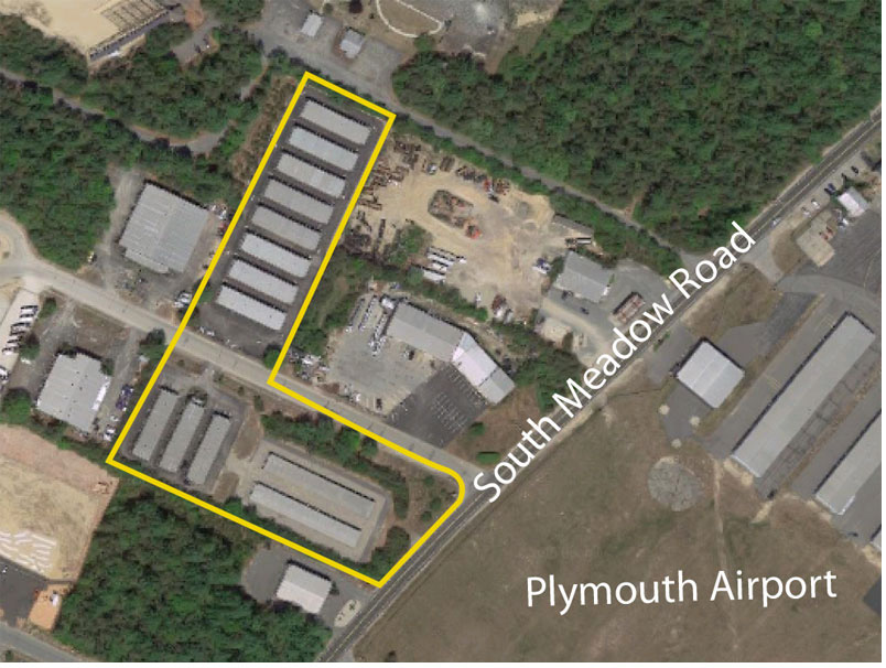 Airport Mini Storage located across from Plymouth Municipal Airport